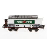 Paya Persil Kesselwagen, Spur 0, weiß, Alterungsspuren, L 26, Z 2-3