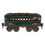 Märklin französischer Personenwagen 1886 ”Nord Trains Rapides Nord”, Spur 0, grün CL, 4A, ohne