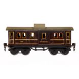 Märklin Rheingold-Gepäckwagen 1750, Spur 0, HL, mit 4 AT, 2 ST und Innenbeleuchtung, LS und