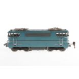 Hornby E-Lok ”BB 9201”, Spur 0, elektr., hellblau, mit 2 el. bel. Stirnlampen und 1 Fixkupplung, LS,