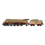 Märklin französische 2-D-1 Dampflok ME 70/12920, mit 4A-Tender, Spur 0, elektr., hellgrau HL, am