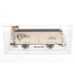 Märklin ged. Güterwagen 58071, Spur 1, creme, Alterungsspuren, OK, Z 1-2