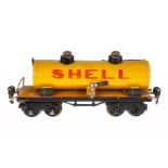 Märklin Shell Kesselwagen 1954, Spur 0, HL, NV, LS, L 21,5, zum Herrichten