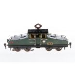 Märklin E-Lok CL 64/13020, Spur 0, elektr., grün, mit 1 el. bel. Stirnlampe, tw nachlackiert, 1