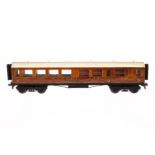 Milbro? Buffet-Wagen 8173 LNER, Spur 0, Holz, bemalt, LS, L 42, Z 3