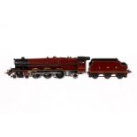 Hornby 2-C-1 Dampflok ”Princess Elizabeth” 6201 LMS, Spur 0, rotbraun/schwarz, mit Tender und 3