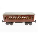 Märklin Mitropa Schlafwagen 2064, Spur 1, Teak CL, 4A, ohne Inneneinrichtung, Dach gealterter