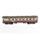 Darstaed Rheingoldwagen 24502, Spur 0, creme/violett, mit Inneneinrichtung, 4 AT und Schildern, 2.