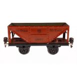 Märklin Selbstentladewagen 1995, Spur 0, HL, LS und gealterter Lack, L 16,5, sonst noch Z 2