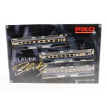 Piko Triebwagen ”Blauer Blitz” 52062, Spur H0, 3-teilig, Alterungsspuren, OK, Z 2