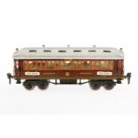 Märklin Mitropa Speisewagen 1932 G, Spur 0, HL, mit Replik-Inneneinrichtung, 4 AT, Gussrädern,