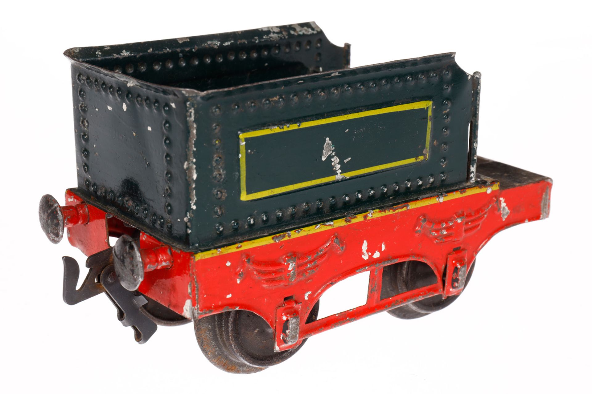 Märklin B-Dampflok PB 1021, mit 2A-Tender, Spur 1, uralt, HL, Uhrwerk intakt, nur vorwärts, mit - Bild 8 aus 9