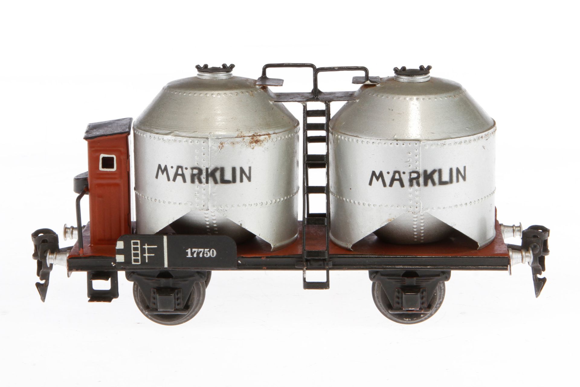 Märklin Braunkohlestaubwagen 1775, Spur 0, HL, mit BRH, tw nachlackiert, L 18,5, Z 3