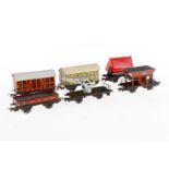 6 Märklin Güterwagen, Spur H0, LS und Alterungsspuren, Z 3