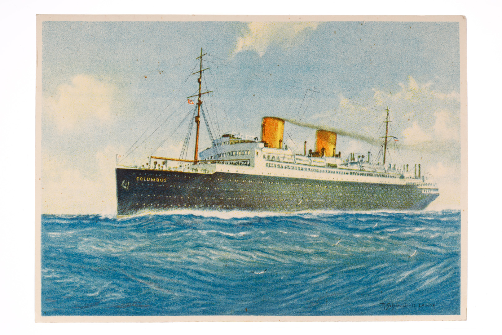 Märklin Reisebüro-Modell ”Norddeutscher Lloyd Bremen”, mit Passagierdampfer, 2-Schrauben-Dampfer, - Image 8 of 9