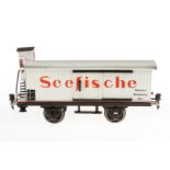 Märklin Seefischewagen 1991, Spur 1, HL, mit BRHh und 2 ST, LS und gealterter Lack, L 24, Z 2