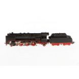 Märklin 2-C-1 Schlepptenderlok HR 800, Spur H0, mit Klappe, schwarz, LS und Alterungsspuren, Z 3