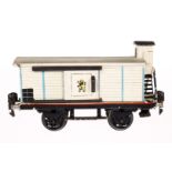 Märklin Löwenbräu Bierwagen 1988, Spur 0, HL, glatte Ausführung, mit BRHh und 2 ST, LS und