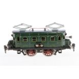 Märklin E-Lok RS 66/12910, Spur 0, elektr., grün, mit 2 el. bel. Stirnlampen, LS und gealterter