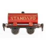 Märklin Standard Kesselwagen 1973, Spur 0, HL, LS und gealterter Lack, L 13, Z 3