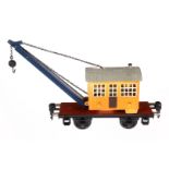 Märklin Kranwagen 1768, Spur 0, HL, meist rest., L 16,5, Z 3