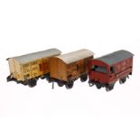 3 Bing Güterwagen, Spur 0, CL, LS, Z 4