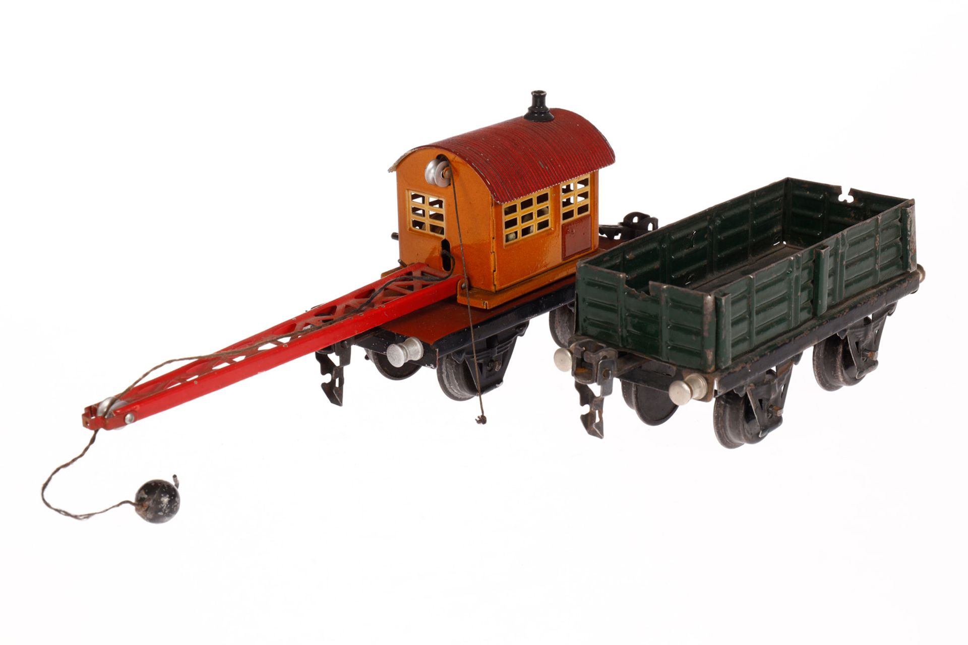 2 Märklin Güterwagen, Spur 0, HL, NV, LS, L 13, Z 3