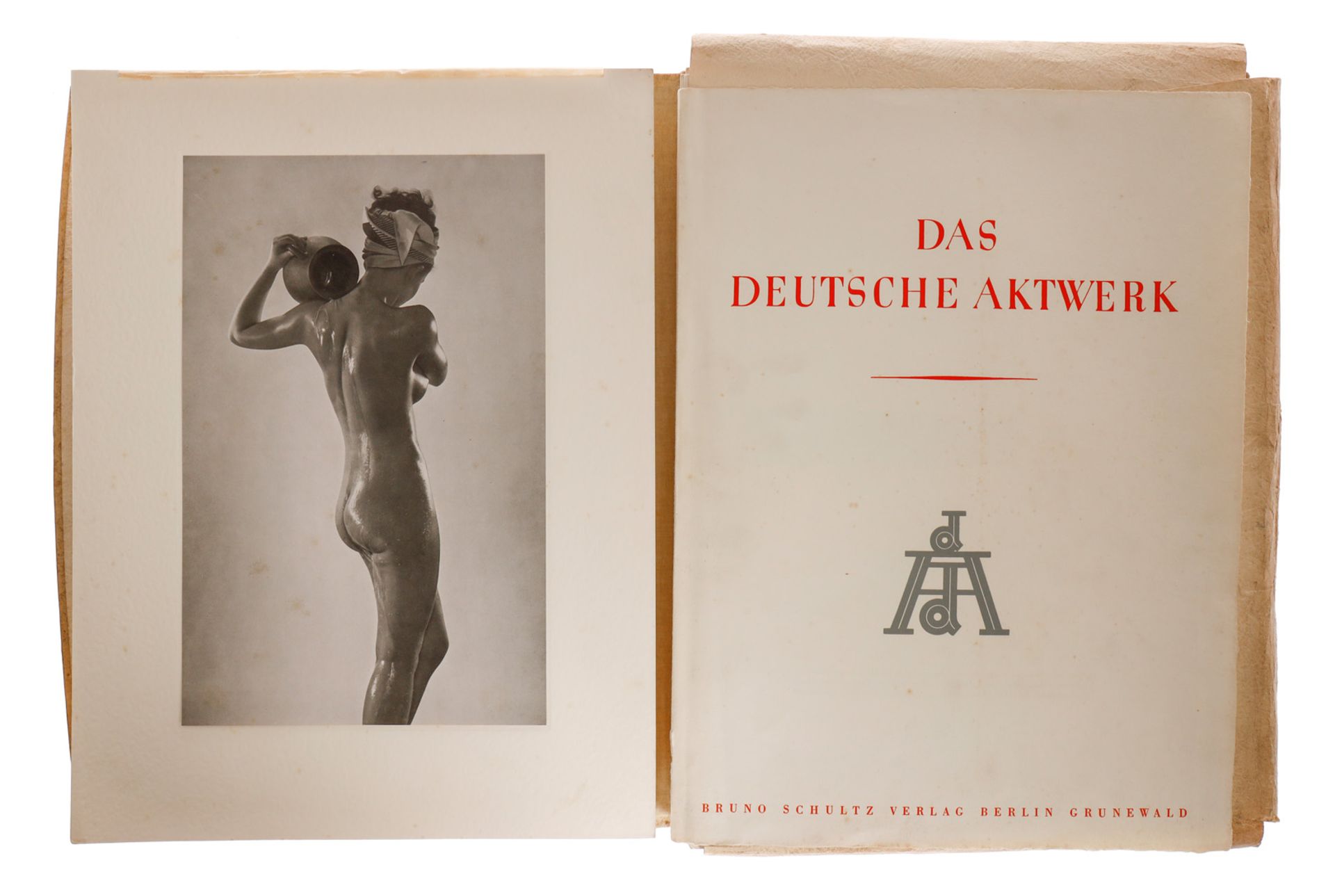 Kunstmappe ”Das deutsche Aktwerk”, Bruno Schultz Verlag, Berlin/Grunewald, mit 48 Kupferätzungen,