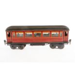 Märklin Mitropa Speisewagen 1886, Spur 1, CL, mit 4 AT, 1 Trittstufe fehlt, LS und stark