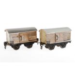 2 Märklin Bierwagen 1688, Spur 0, CL, je mit 1 ST, L 13, Z 4