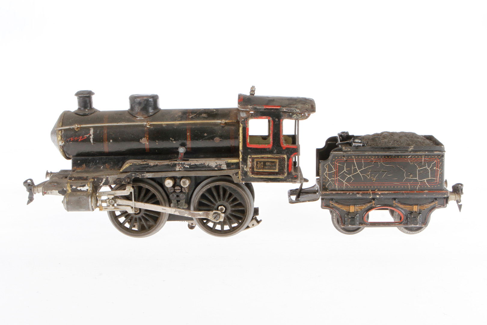 Märklin B-Dampflok, Spur 1, Starkstrom, schwarz, mit Tender, Z 4