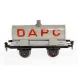 Märklin DAPC Kesselwagen 1973, Spur 1, HL, 1 Delle in Kessel, Schwarzbereich tw nachlackiert, LS