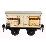 Märklin Schultheiss-Patzenhofer Bierwagen 1688, Spur 0, CL, mit 1 ST, Dach ersetzt, LS und