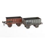 2 Carette Güterwagen, Spur 0, CL, LS, Z 4