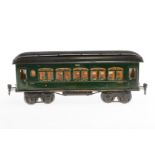 Märklin Personenwagen 1894, Spur 1, HL, mit Inneneinrichtung und 4 AT, Dach ÜL, LS tw ausgeb.,