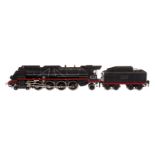 Märklin französische 2-D-1 Dampflok ME 70/12920, mit 4A-Tender, Spur 0, elektr., mattschwarz HL, 2