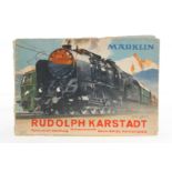 Märklin Katalog D 15, 1938/39, 64 Seiten, Alterungsspuren, Z 3