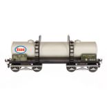 Buco Esso Kesselwagen 8654, Spur 0, grau, LS und Alterungsspuren, L 25, sonst Z 2-3