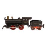 Märklin amerikanische B-Dampflok 1030, Spur 0, CL, mit Kuhfänger und Glocke, mit 2A-Tender ”