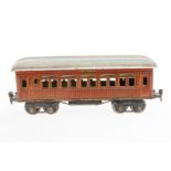 Märklin Mitropa Schlafwagen 1886, Spur 1, CL, mit 4 AT, LS und gealterter Lack, L 33, Z 3