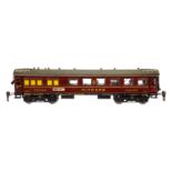 Märklin Mitropa Speisewagen 1942 G, Spur 0, mit Inneneinrichtung, Innenbeleuchtung und