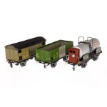 3 Buco Güterwagen, Spur 0, LS, L 16 und 18, Z 3