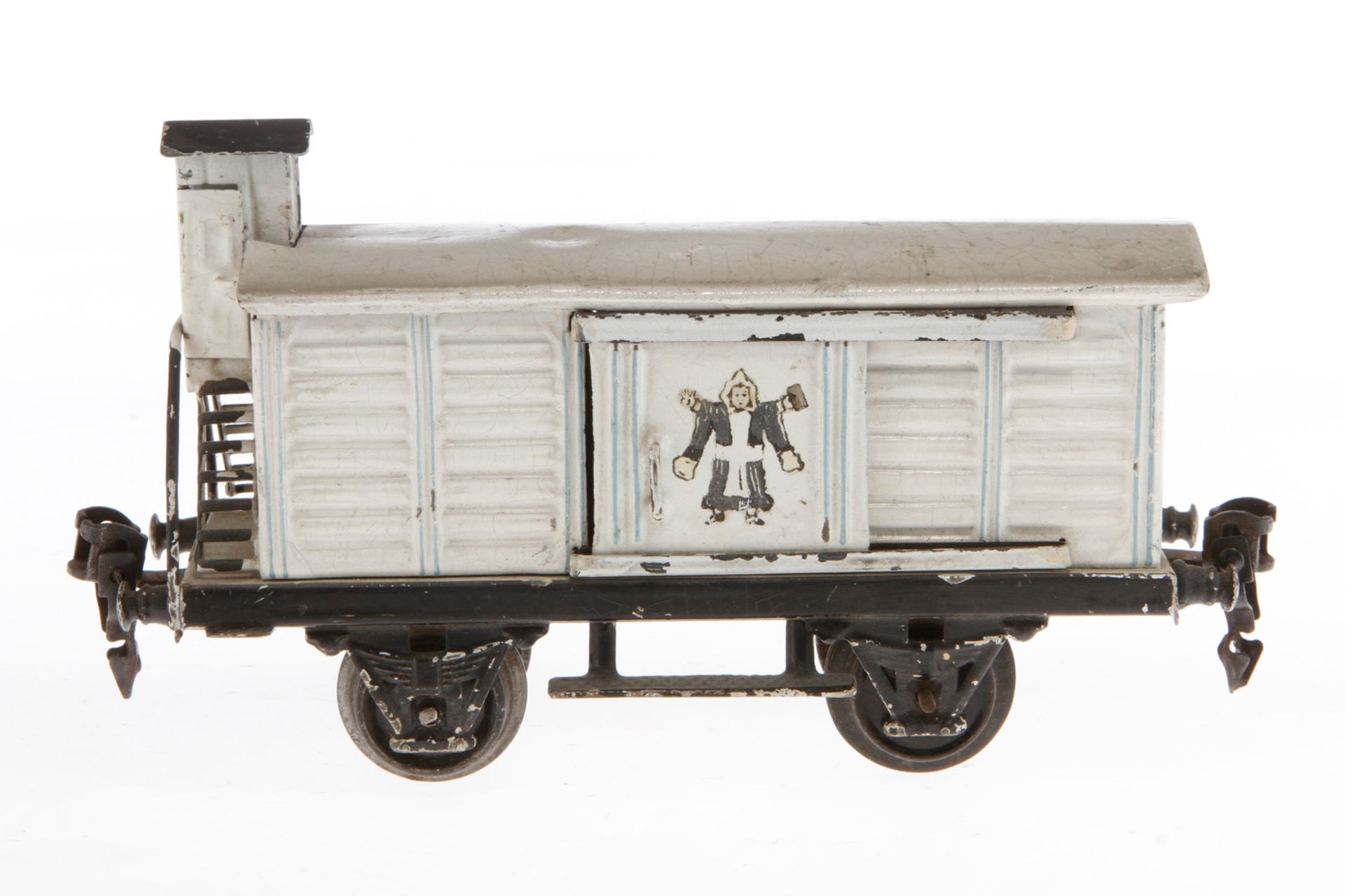 Märklin Münchner Kindl Bierwagen 1988, Spur 0, HL, mit BRHh und 2 ST, LS, L 16,5, Z 3