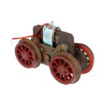 Märklin Motor für B-Lok, Spur 0, elektr., uralt, Raddurchmesser 36/42 mm, L 9,5, Z 3