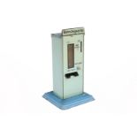 Doll Bahnsteigkarten-Automat, mit Schlüssel, ohne Karten, LS, Alterungsspuren, H 14, Z 3
