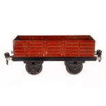 Märklin offener Güterwagen 1916, Spur 1, HL, Alterungsspuren, LS, L 19,5, Z 3