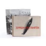 3 Zigarettenbilderalben, Zeppelin-Weltfahrten und 2x Olympia 1936, wohl weitgehend komplett,