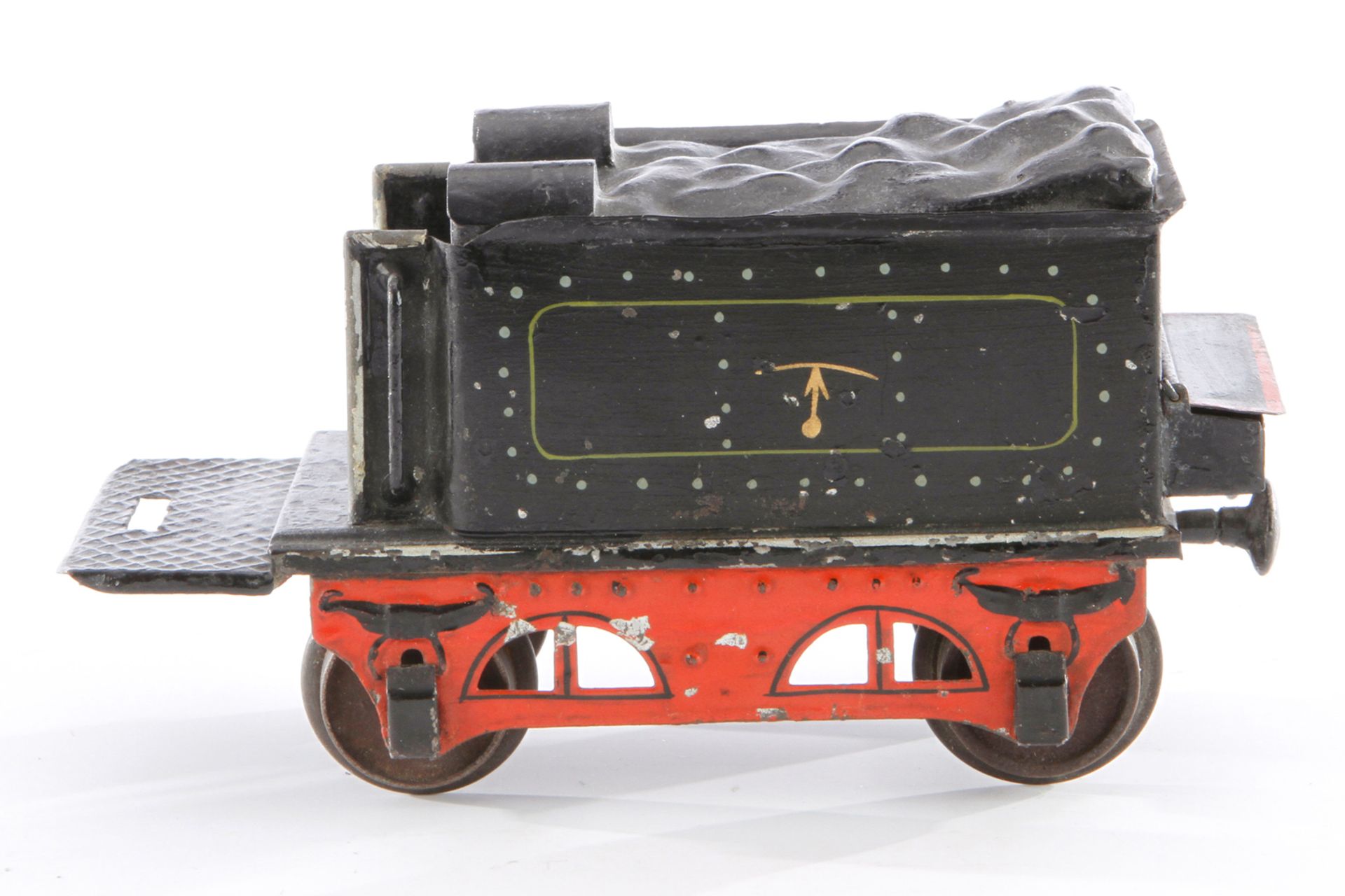 Märklin Tender, Spur 1, uralt, HL, tw ergänzt und rest., Unterboden ausgeschnitten, L 17, als