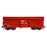 Bockholt Güterwagen ”585 4309-3”, Spur 1, rotbraun, LS und Alterungsspuren, L 44, im Karton, Z 1-2