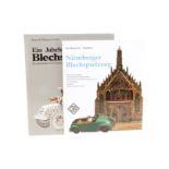 2 Bücher über Blechspielzeuge, Alterungsspuren